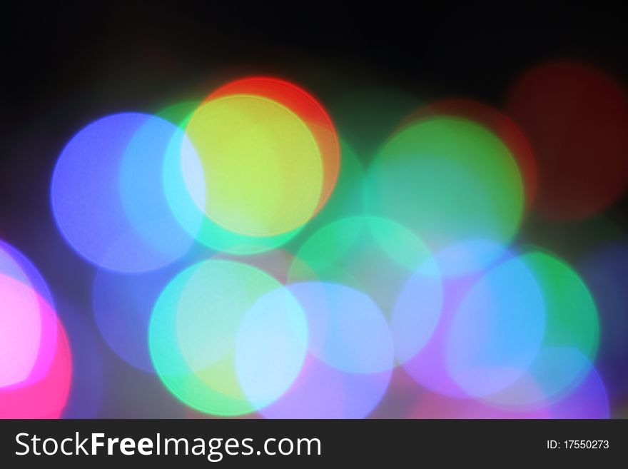 Blurred Background With Lights