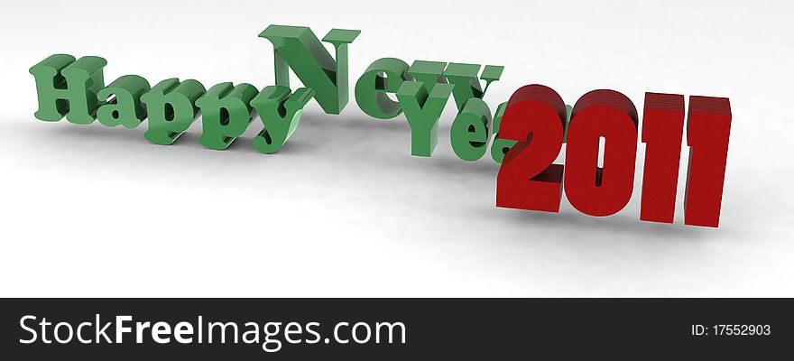 Happy new year 2011 Vector Happy New Year illustration for 2011