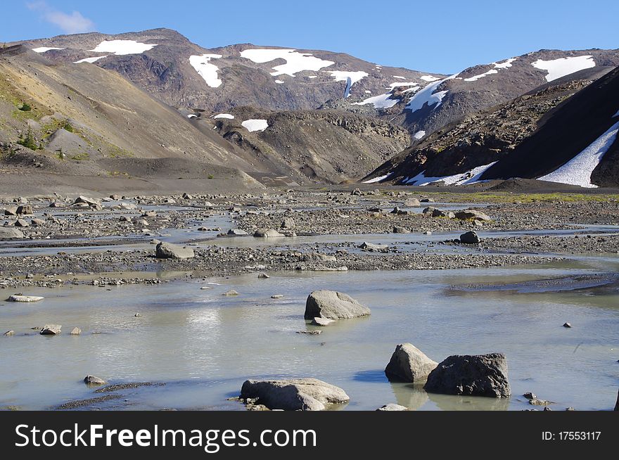 Helm Creek In Coast Mounatins