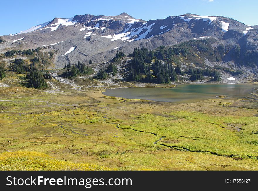 Coast mountains in British Columbia, Canada, Garibaldi Provincial Park