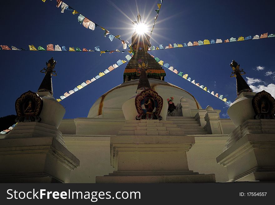 This is a kind of Tibetan culture in Tibet-Jing Fan.