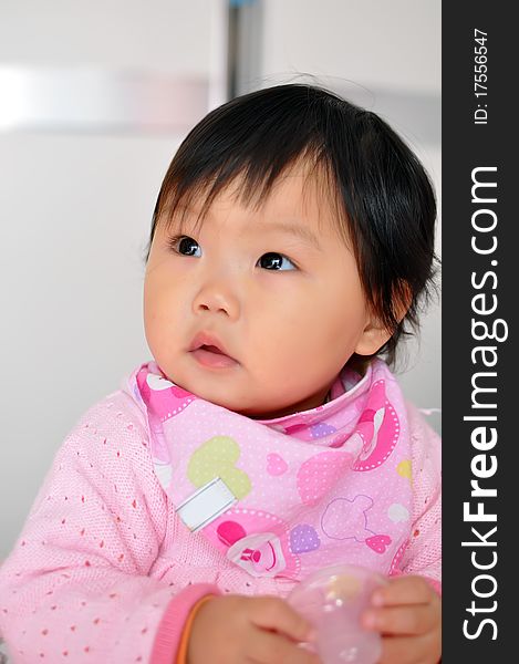 A Asian baby girl