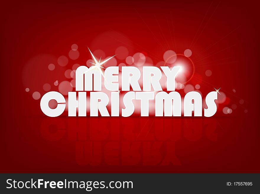 Abstract Merry Christmas Card