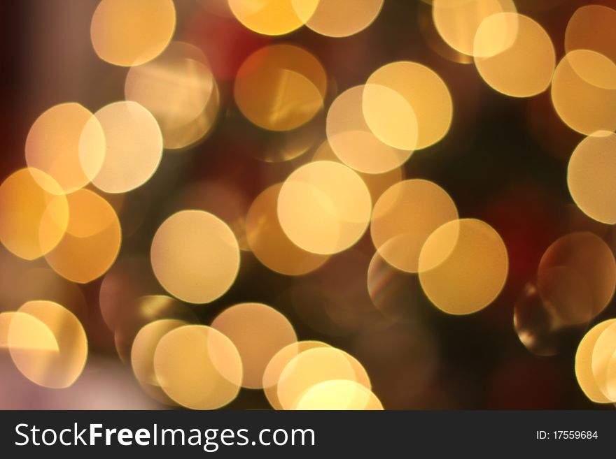Abstract background with yellow light