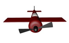 3D Red Plane Model Royalty Free Stock Images 3D Red Plane Model Royalty Free Stock Images
