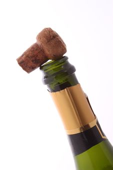 Champagne Bottle And Cork Royalty Free Stock Images Champagne Bottle And Cork Royalty Free Stock Images