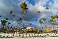 Morning In Caribbean Beach Stock Photo Morning In Caribbean Beach Stock Photo
