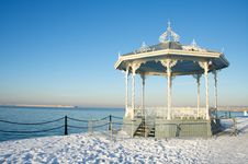 Harbour In The Snow Stock Images Harbour In The Snow Stock Images