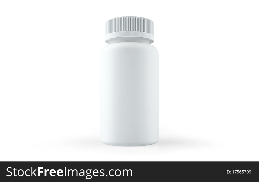 White Bottle For Pills