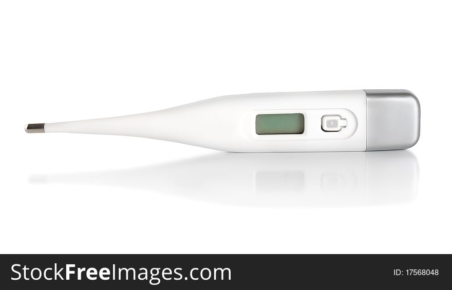 Digital Thermometer Isolated (Path)