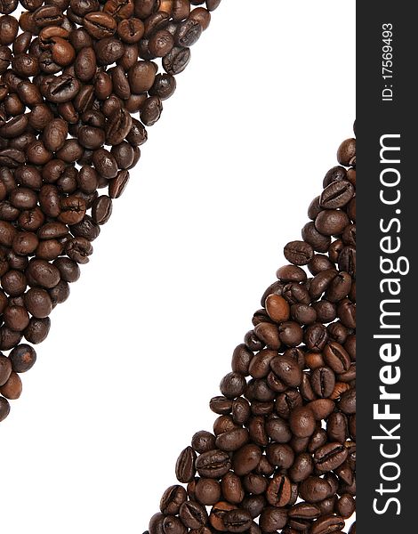 Coffee beans border