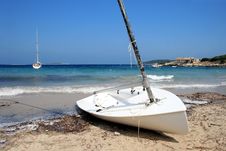 Deserted Boat Royalty Free Stock Image Deserted Boat Royalty Free Stock Image