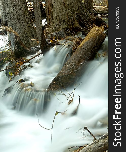 Artistic River Rapids in the Eastern Sierra. Artistic River Rapids in the Eastern Sierra