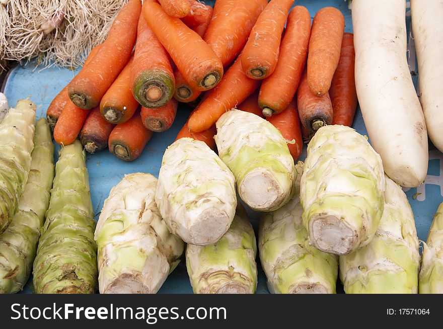 Vegetable stalls, farmers market, vegetables