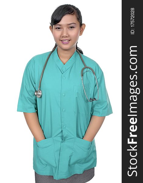 Surgeon Wearing Scrub