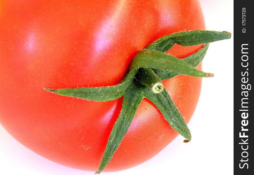 Tomato red ripe juicy lush sweet tasty