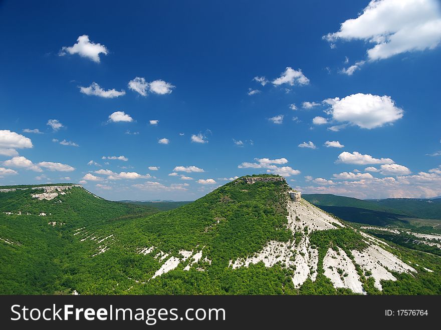 Mountain landscape. Composition of nature.