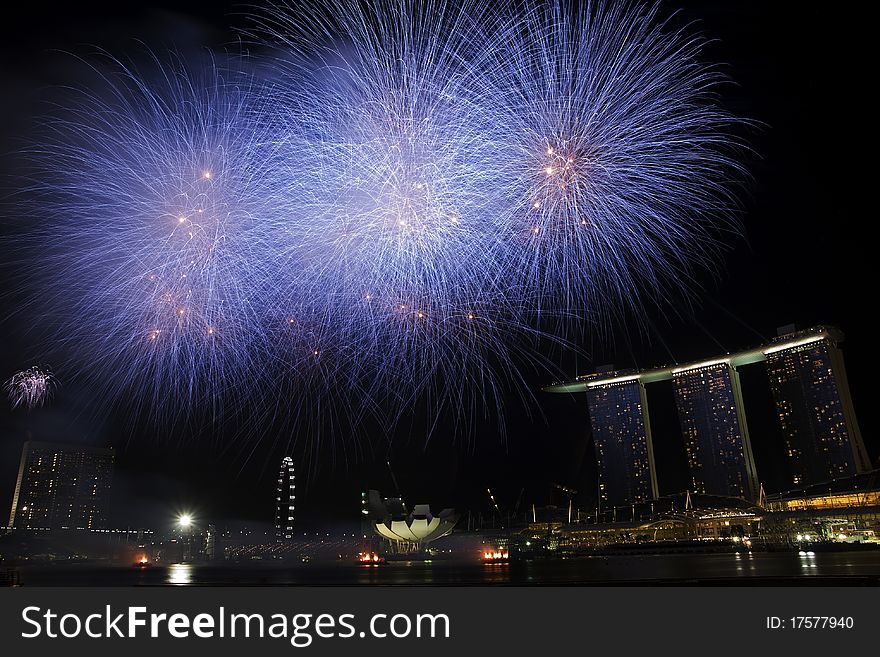 Fireworks - Singapore National Day 2010
