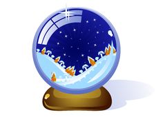 Сristmas-glass-ball Royalty Free Stock Images