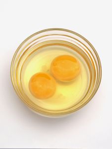 Two Eggs Stock Photo