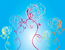 Abstract Flower Illustration Flower Spring Blue Stock Photo Abstract Flower Illustration Flower Spring Blue Stock Photo