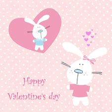 Greeting Card To Valentines Day Stock Image Greeting Card To Valentines Day Stock Image