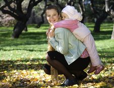 Mother And The Daughter Royalty Free Stock Image Mother And The Daughter Royalty Free Stock Image
