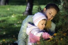 Mother And The Daughter Royalty Free Stock Photography Mother And The Daughter Royalty Free Stock Photography