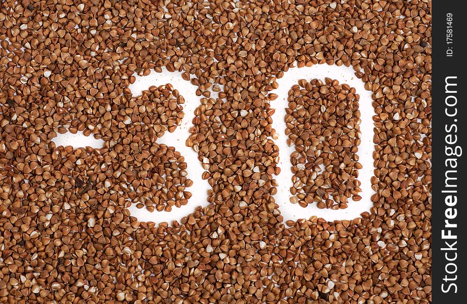Buckwheat diet minus thirty kilograms