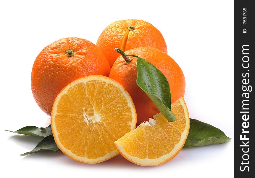 Orange with segments