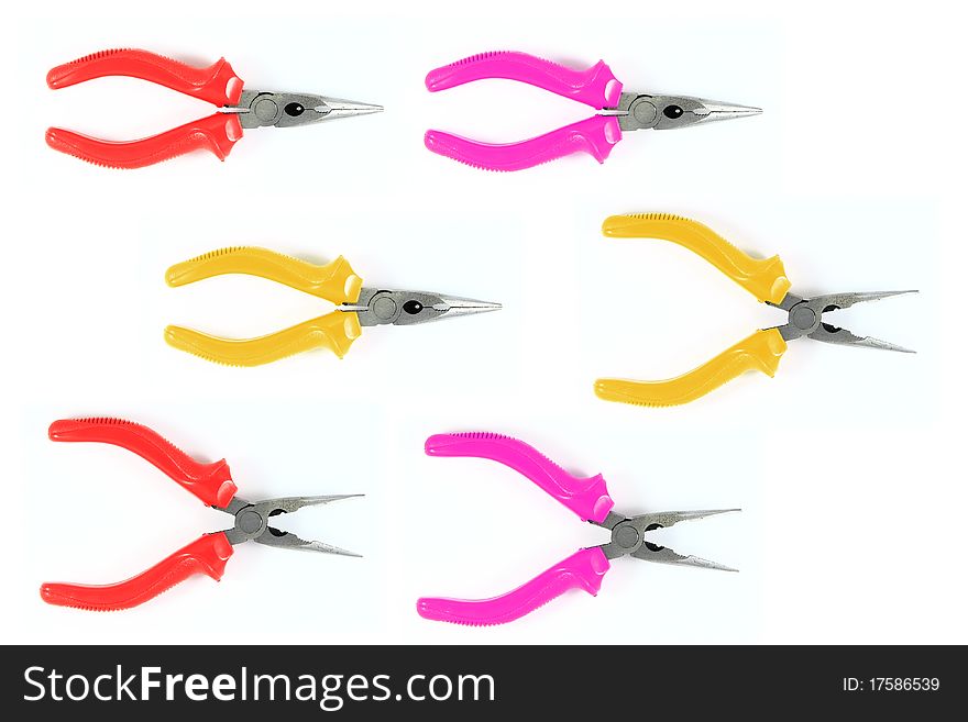 Three Color Of Pliers