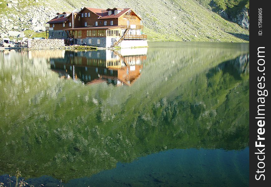 Picture is taken at 4200 ft altitude, house beneath the lake,. Picture is taken at 4200 ft altitude, house beneath the lake,