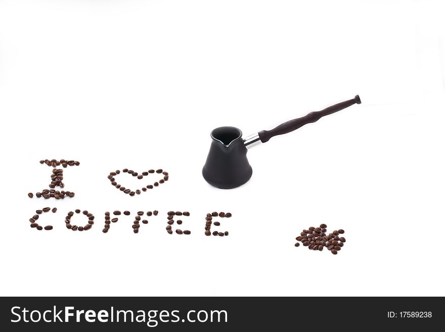 Coffee Maker And Coffee Beans