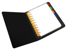 Opened Notebook. Royalty Free Stock Photos