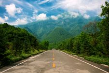 Road In The Mountain Area Stock Photography Road In The Mountain Area Stock Photography