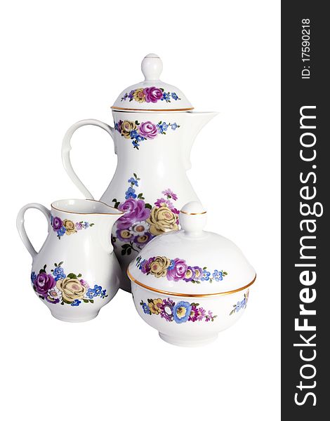 Tea coffe set of three items