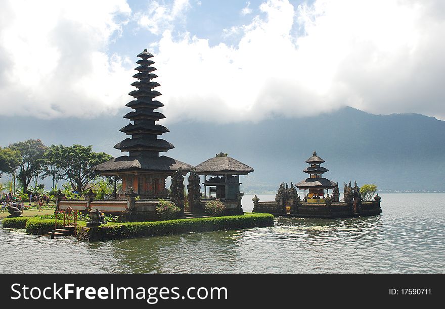 A floating temple in the north of Bali