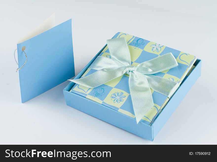 Wrapped gift box present