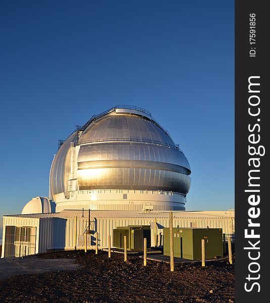 Observatory atop Mona Kea, Hawaii