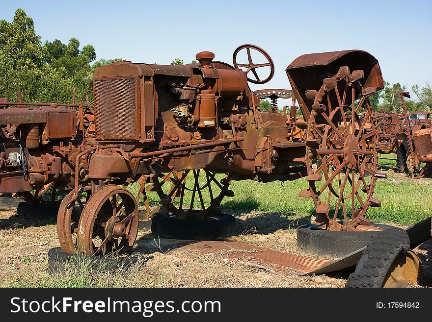 Antique 1930's Oliver Tractor