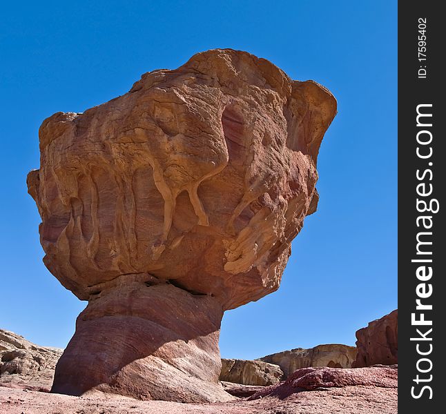 Geological Formation In Timna Park, Israel