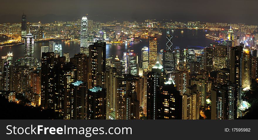 Hong Kong At Night