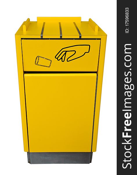 A Yellow bin.