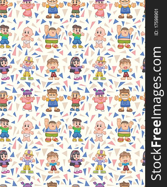 Seamless child pattern