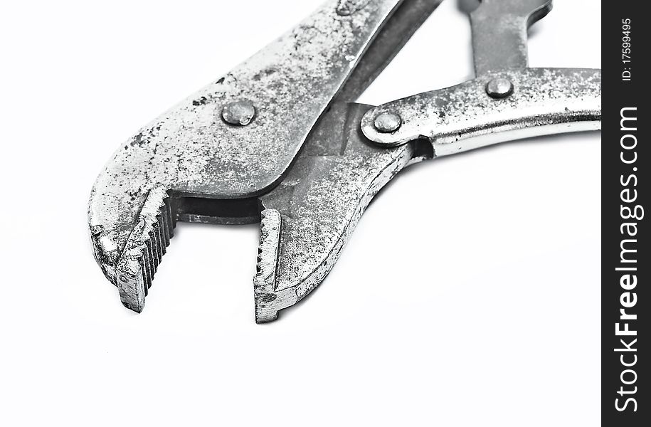 Wrench isolated on white background