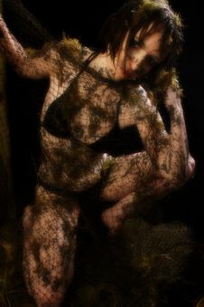 Mud Woman Royalty Free Stock Photos Mud Woman Royalty Free Stock Photos