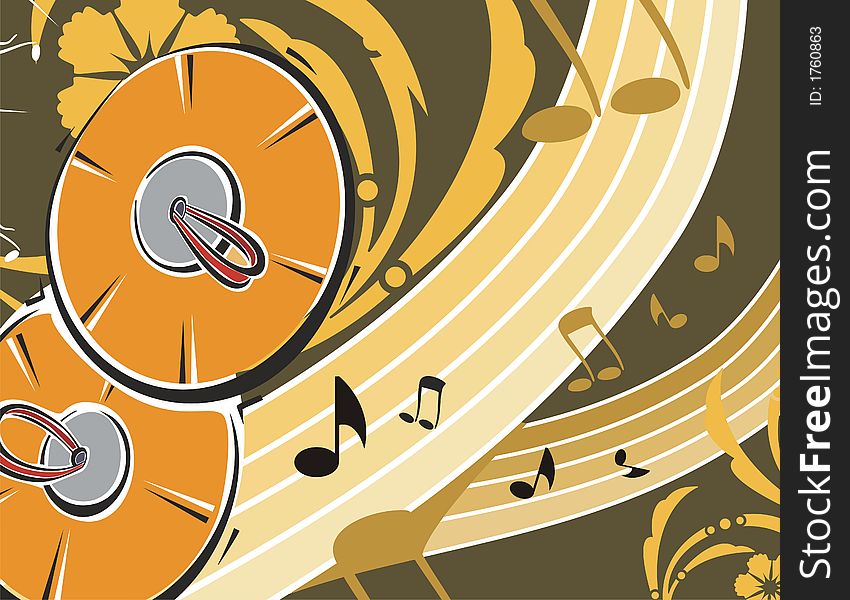 Musical Background in Floral Style. Check my portfolio for much more of this series as well as many more similar and other great vector items. Musical Background in Floral Style. Check my portfolio for much more of this series as well as many more similar and other great vector items.