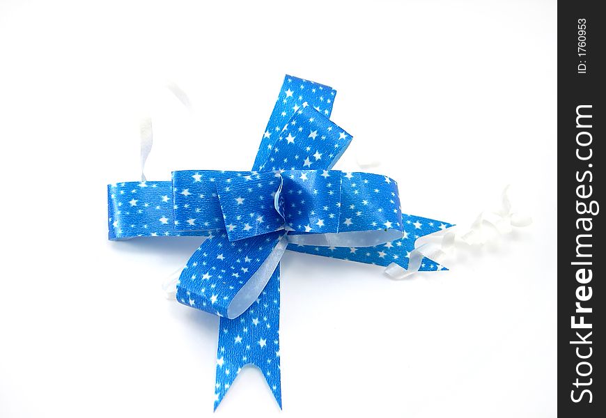 Beautiful bow on a white background