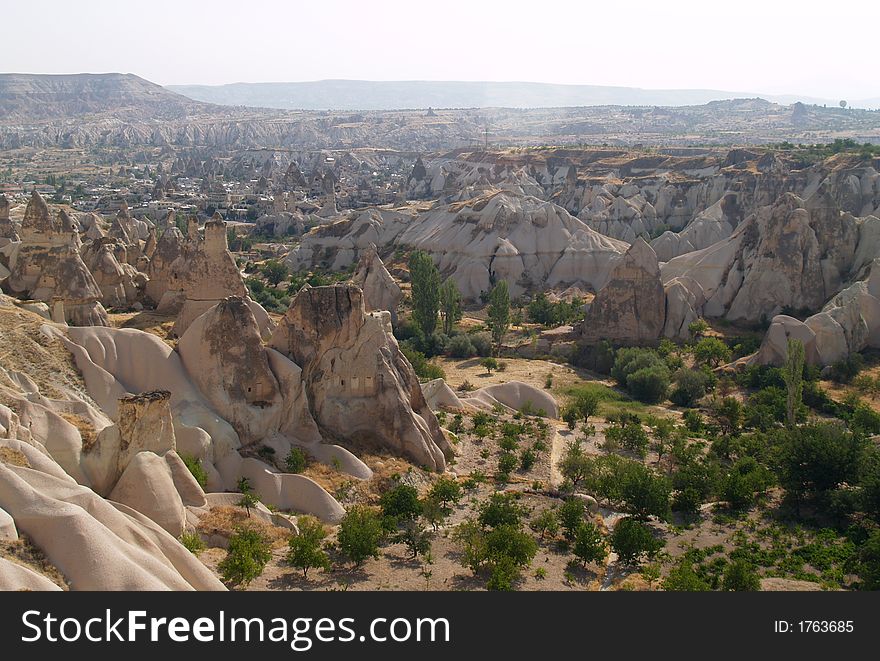 Sandstone Formations In Cappadocia