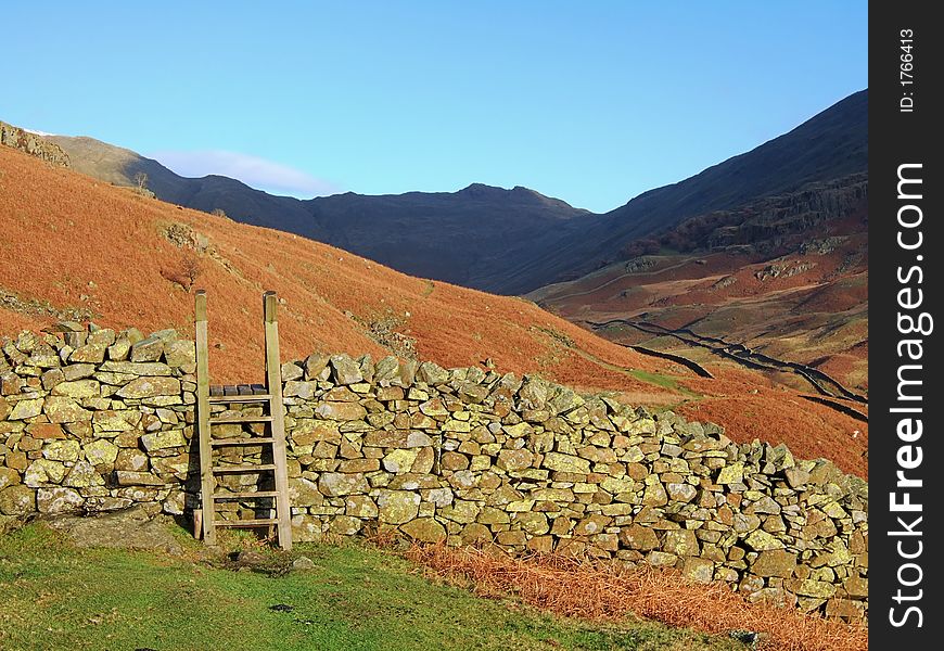 Part of the Fairfield Horseshoe in the English lake District